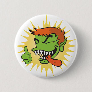 Bóton Redondo 5.08cm Botão de Gremmie - branco