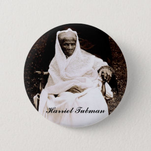 Bóton Redondo 5.08cm Botão de Harriet Tubman