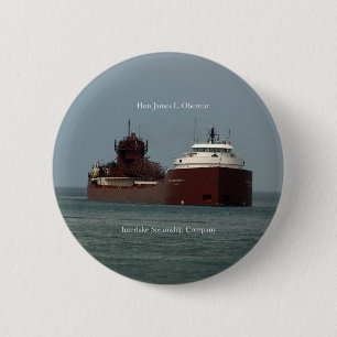 Bóton Redondo 5.08cm Botão de Hon James L. Oberstar