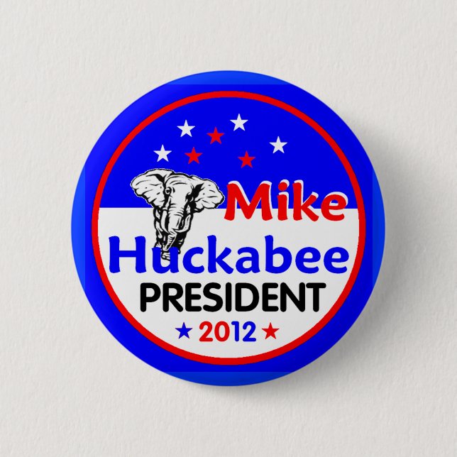 Bóton Redondo 5.08cm Botão de HUCKABEE 2012 (Frente)