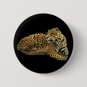 Bóton Redondo 5.08cm Botão de Jaguar