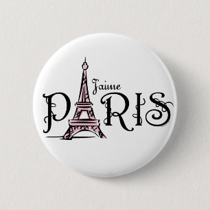 Bóton Redondo 5.08cm Botão de J'aime Paris