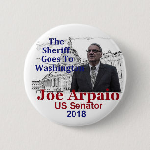Bóton Redondo 5.08cm Botão de Joe ARPAIO 2018 AZ