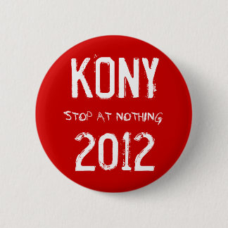 Bóton Redondo 5.08cm Botão de Kony 2012