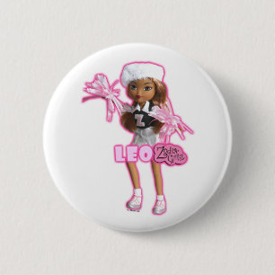 Bóton Redondo 5.08cm Botão de Leo