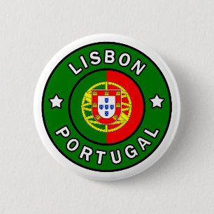 Bóton Redondo 5.08cm Botão de Lisboa Portugal