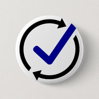 Bóton Redondo 5.08cm Botão de LogCheck