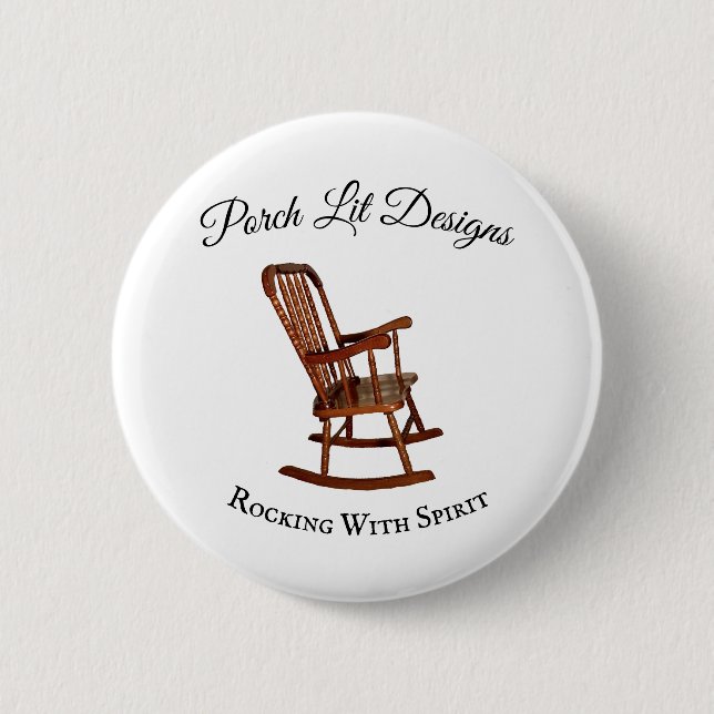 Bóton Redondo 5.08cm Botão de logotipo | Botão (Frente)