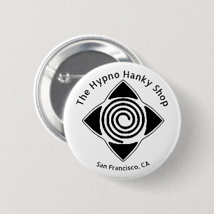 Bóton Redondo 5.08cm Botão de logotipo Hypno Hanky Compre Hypnosis em