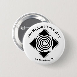 Bóton Redondo 5.08cm Botão de logotipo Hypno Hanky Compre Hypnosis em t