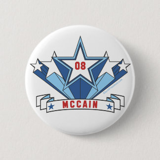 Bóton Redondo 5.08cm Botão de McCain 08