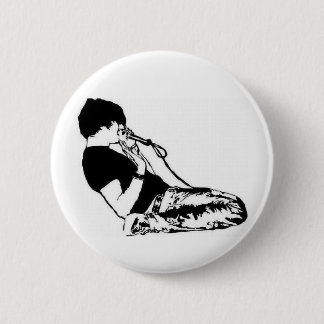 Bóton Redondo 5.08cm Botão de Mircrophone