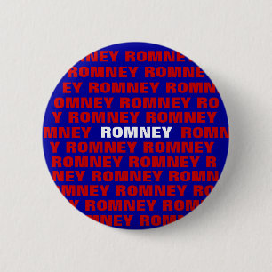 Bóton Redondo 5.08cm Botão de Mitt Romney 2012
