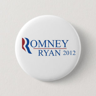 Bóton Redondo 5.08cm Botão de Mitt Romney Paul Ryan 2012