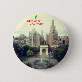 Bóton Redondo 5.08cm Botão de NEW YORK, NEW YORK