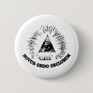 Bóton Redondo 5.08cm Botão de Novus Ordo Seclorum