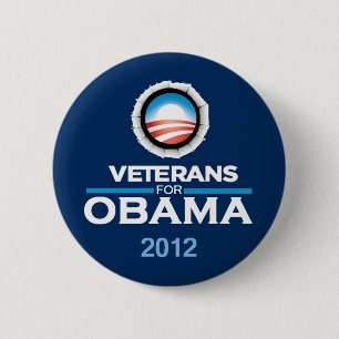 Bóton Redondo 5.08cm Botão de Obama 2012