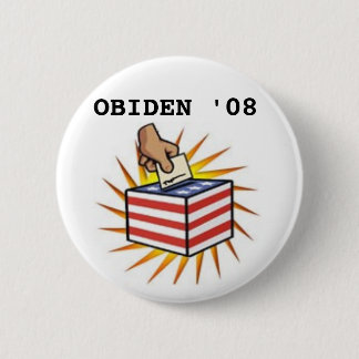 BÓTON REDONDO 5.08CM BOTÃO DE OBAMA BIDEN