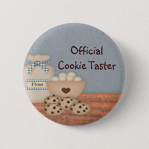 Bóton Redondo 5.08cm Botão de Páscoa de Cookie Oficial