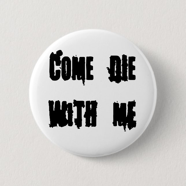 Bóton Redondo 5.08cm Botão de Penstained (Frente)