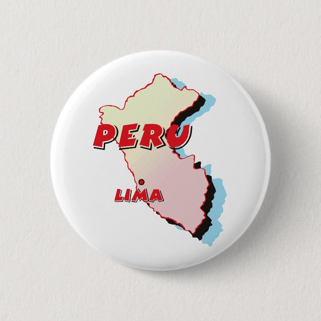 Bóton Redondo 5.08cm Botão de Peru (Frente)