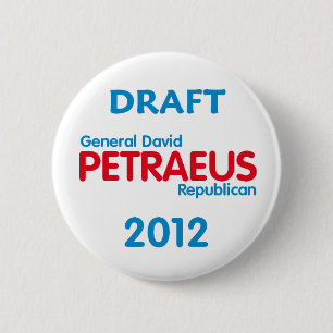 Bóton Redondo 5.08cm Botão de PETRAEUS 2012