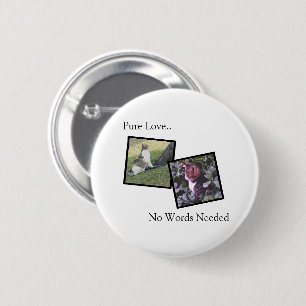 Bóton Redondo 5.08cm Botão de Pin Personalizável para Pets