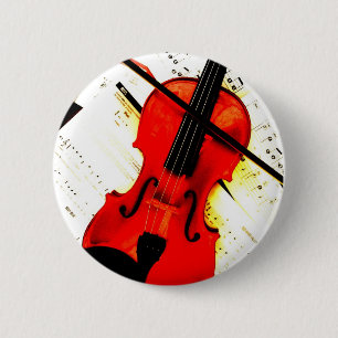 Bóton Redondo 5.08cm Botão de pino de violino