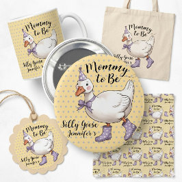 Bóton Redondo 5.08cm Botão de Prendedor Nome Personalizado Mamãe Futura