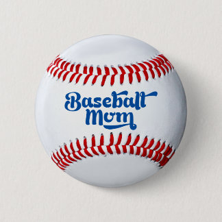 Bóton Redondo 5.08cm Botão de Presente da Mãe do Baseball
