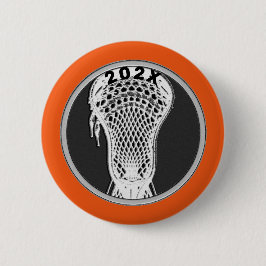 Bóton Redondo 5.08cm Botão de Presente do Jogador da Equipe Lacrosse