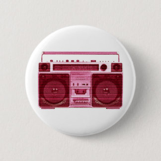 Bóton Redondo 5.08cm botão de rádio retro