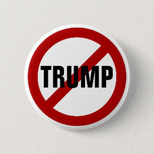 Bóton Redondo 5.08cm Botão de Reverso de Pin de Pare Donald Trump Anti-