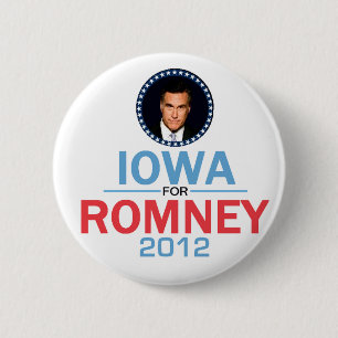 Bóton Redondo 5.08cm Botão de Romney Iowa