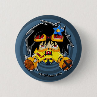 Bóton Redondo 5.08cm botão de sakura da gasolina