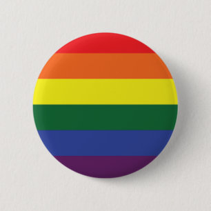 Bóton Redondo 5.08cm Botão de Sinalizador de Orgulho crachá LGBT