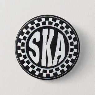 Bóton Redondo 5.08cm Botão de Ska