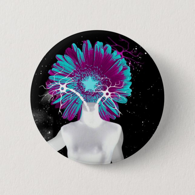 Bóton Redondo 5.08cm Botão de Starr (Frente)