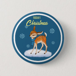 Bóton Redondo 5.08cm Botão de tema de Natal fofo personalizado