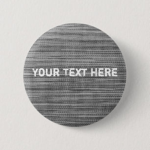 Bóton Redondo 5.08cm Botão de Texto Personalizado da Tecido Faux