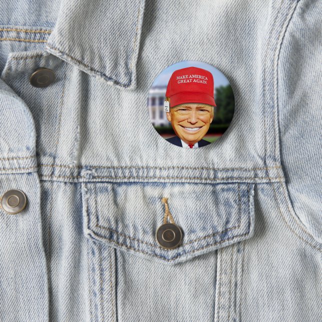 BÓTON REDONDO 5.08CM BOTÃO DE TRUMP DO FUNNALD (In Situ)