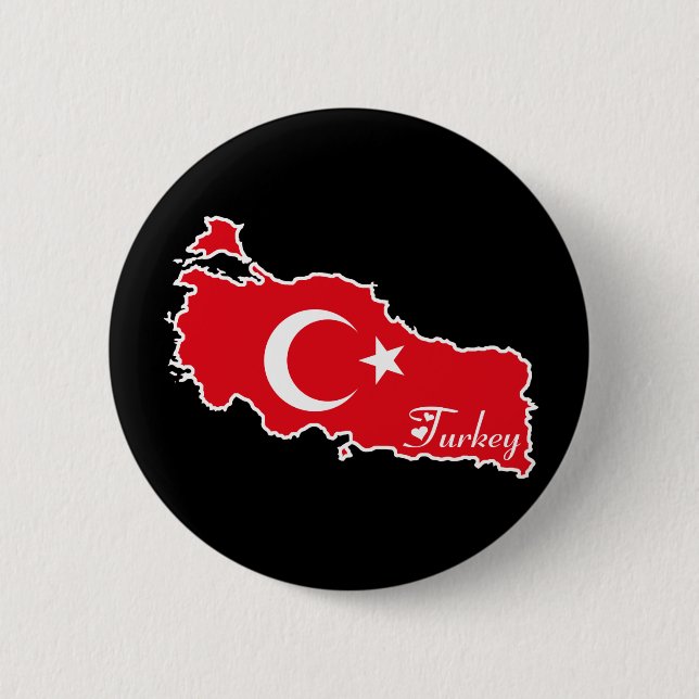 Bóton Redondo 5.08cm Botão de Turquia (Frente)