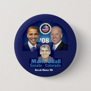 Bóton Redondo 5.08cm Botão de Udall