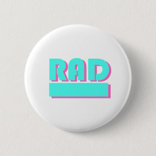 Bóton Redondo 5.08cm Botão de Vaporwave - botão do Rad Vaporwave