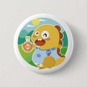 Bóton Redondo 5.08cm Botão de Vermont VIPKID