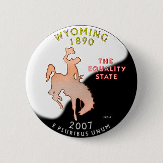 Bóton Redondo 5.08cm Botão de Wyoming