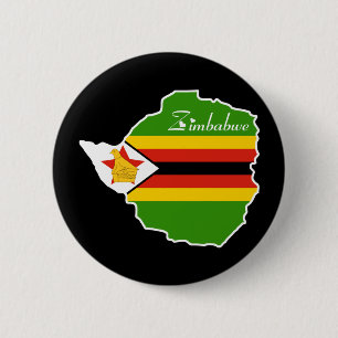 Bóton Redondo 5.08cm Botão de Zimbabwe