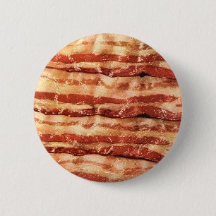 Bóton Redondo 5.08cm Botão delicioso do BACON!