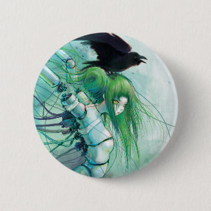 Bóton Redondo 5.08cm Botão desmontado dos rasgos