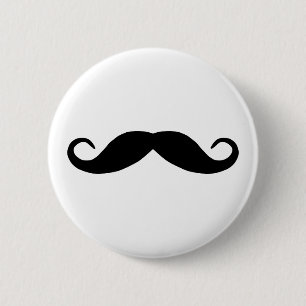Bóton Redondo 5.08cm Botão do bigode
